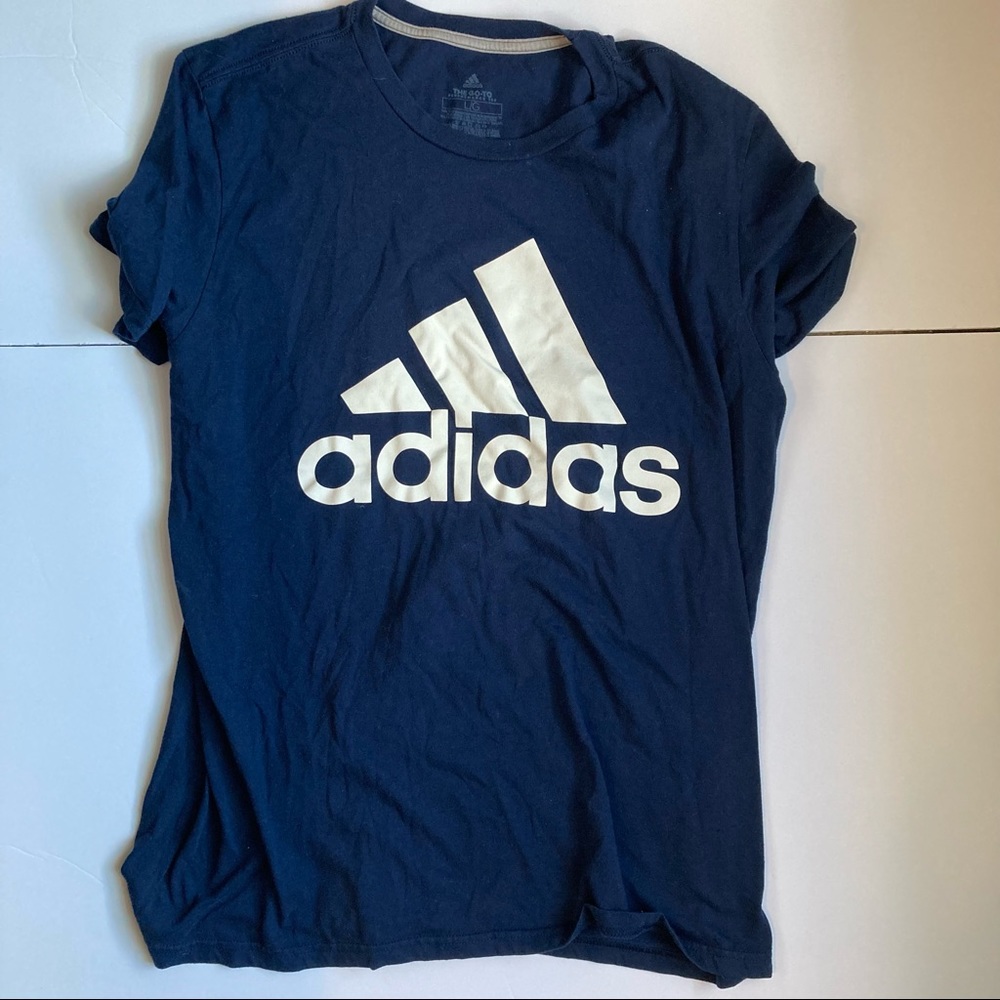 ***2 for $10*** Men’s Large Adidas Navy Blue T-shirt. LAST CHANCE